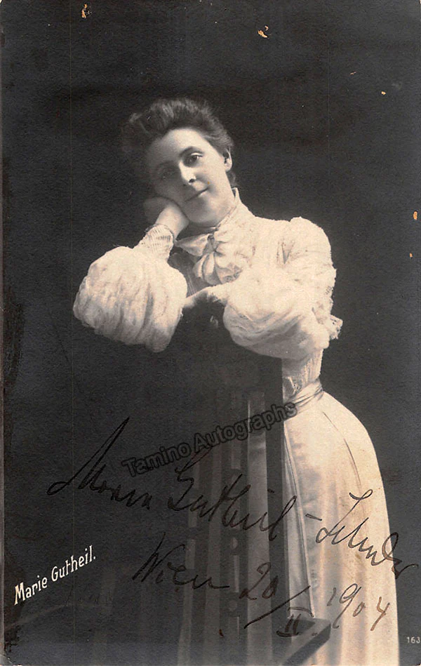 GUTHEIL-SCHODER, Marie (Various Autographs) - Image 42