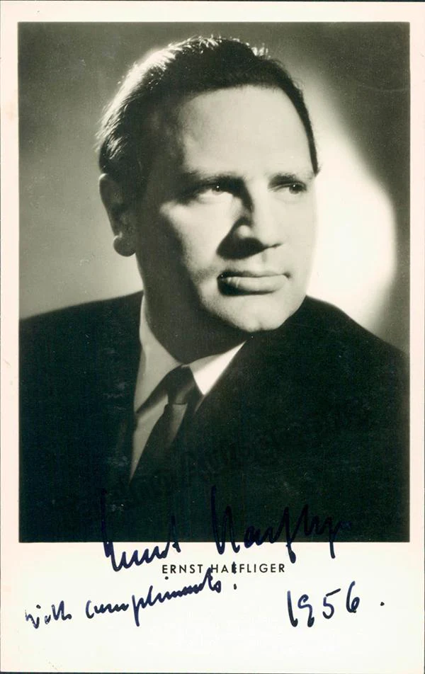 HAEFLIGER, Ernst (Various Autographs) - Image 5