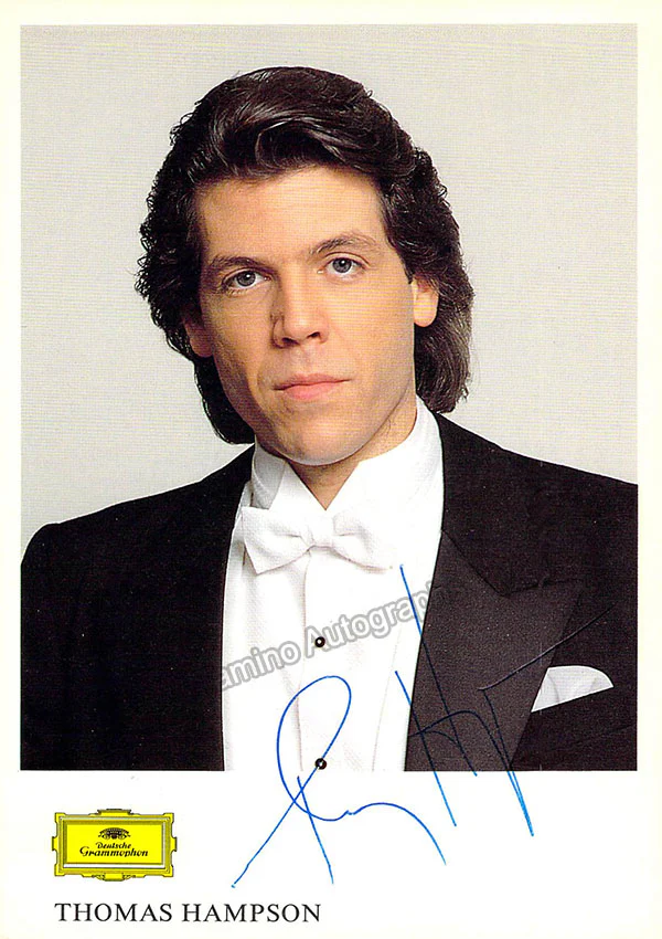 HAMPSON, Thomas (Various Autographs) - Image 41