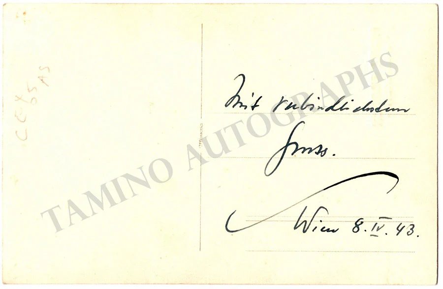 Knappertsbusch, Hans - Signed Photograph 1943 - Image 2