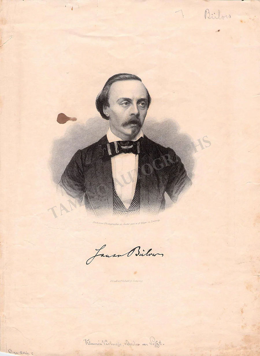 Bulow, Hans von - Various Autographs - Image 7
