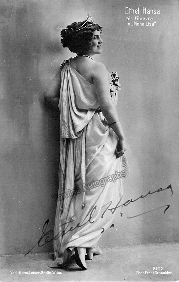 HANSA, Ethel (Various Autographs) - Image 2