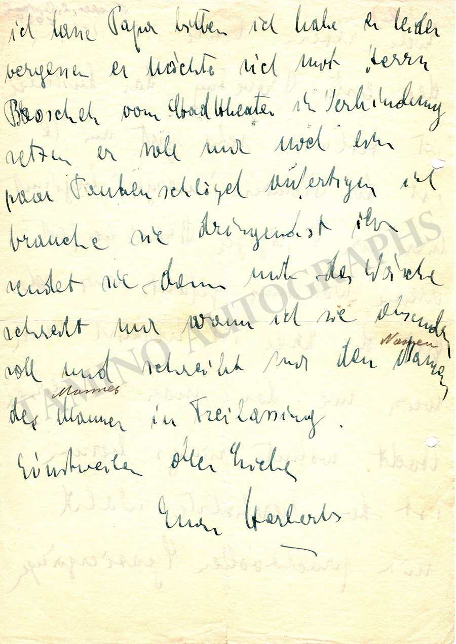 Karajan, Herbert von - Various Autographs - Image 33