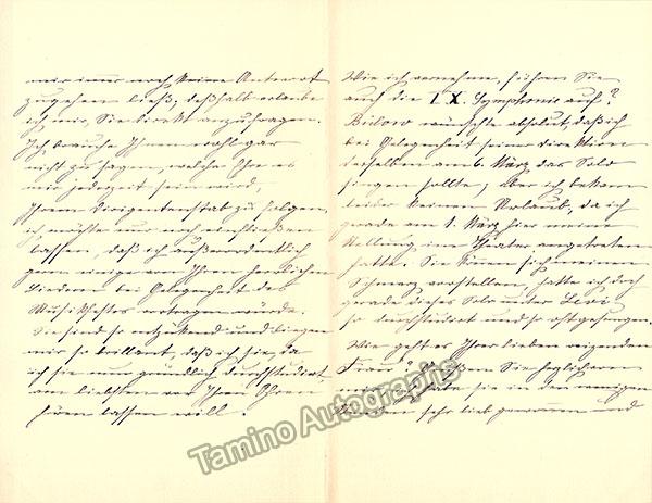 Herzog, Emilie - Autograph Letter Signed 1889 - Image 2