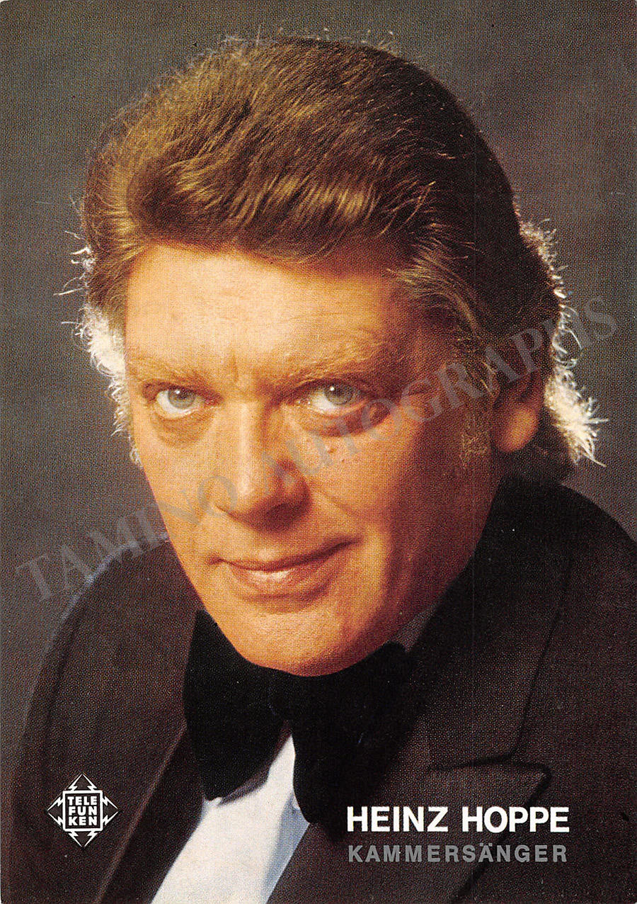 HOPPE, Heinz (Various Autographs)