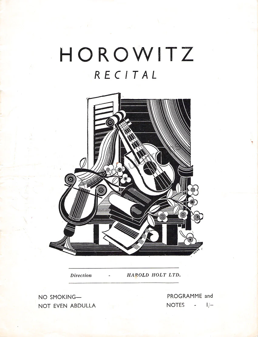 Horowitz, Vladimir - Signed Program London 1951 - Image 3
