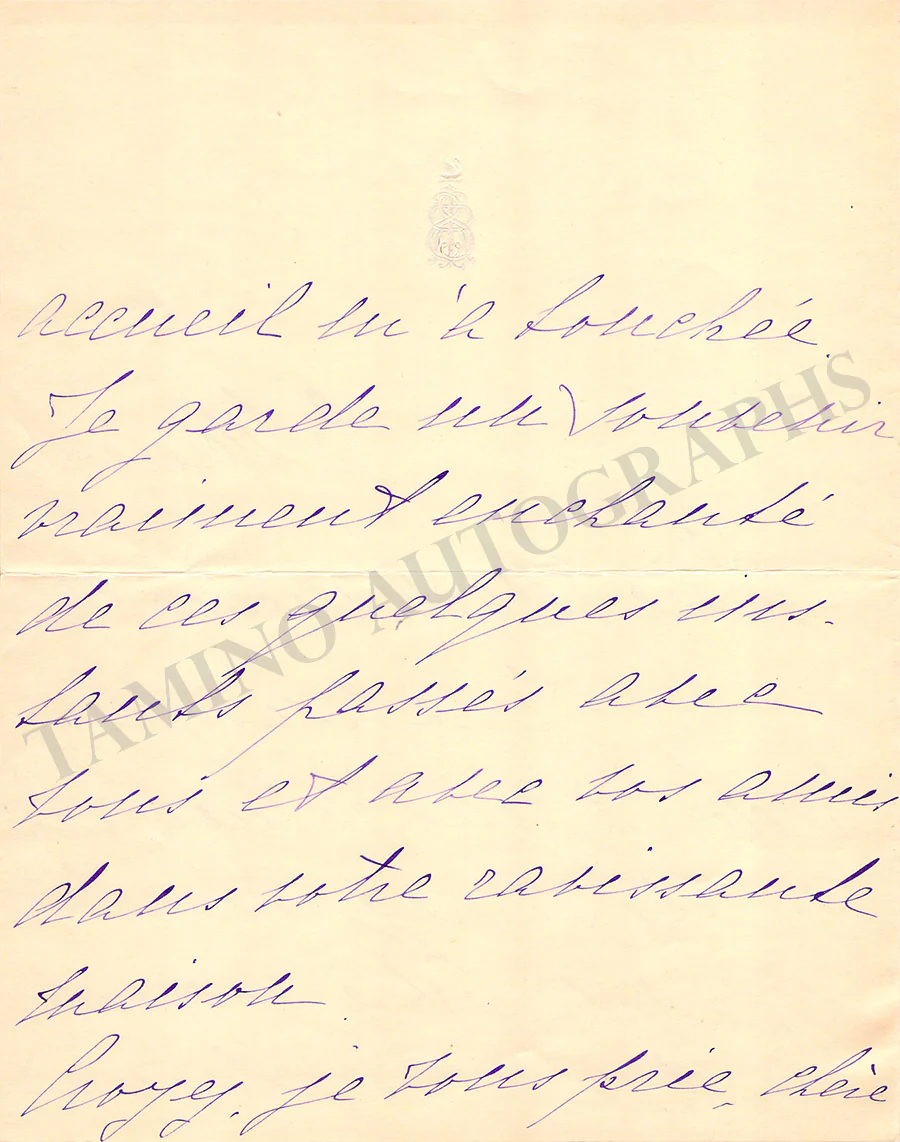 Rubinstein, Ida - Set of 5 Autograph Letters Signed - Image 4