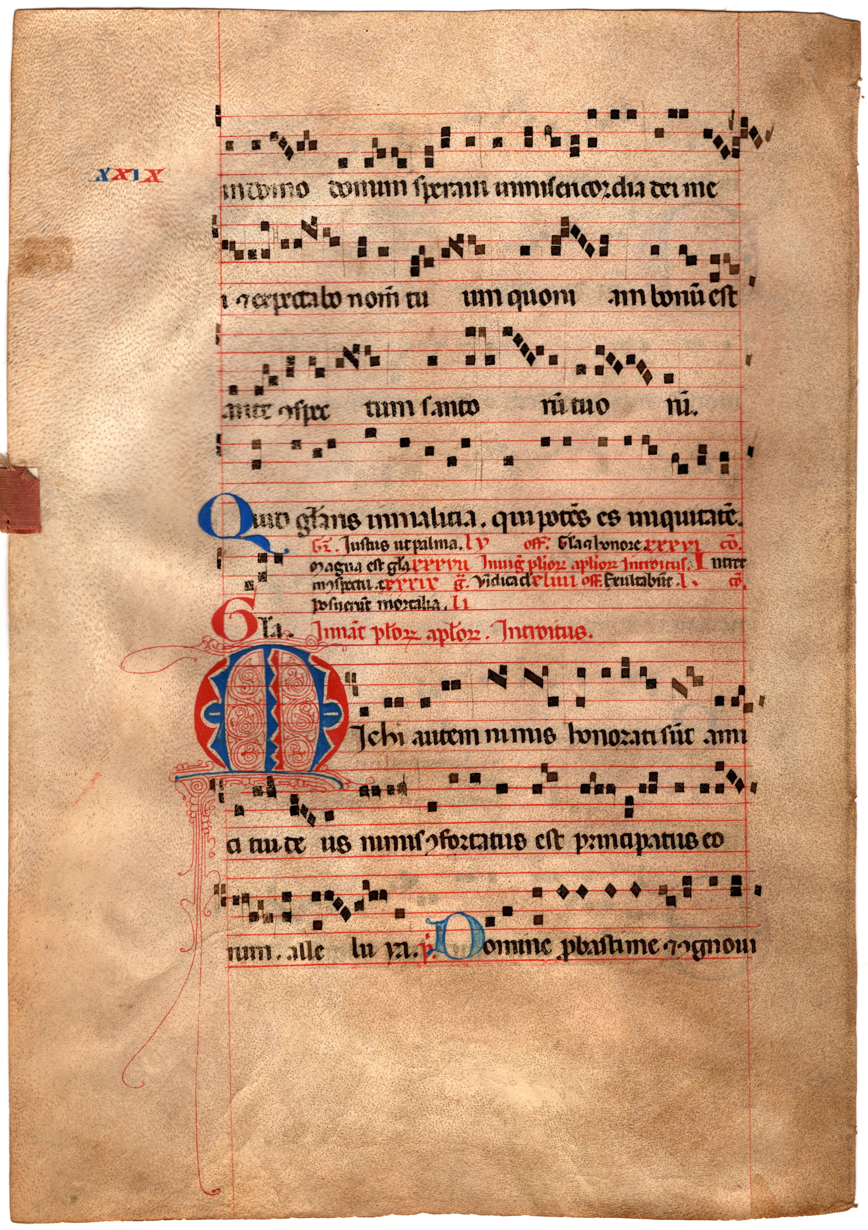 Illustrated Chant Sheet in Vellum - Image 2