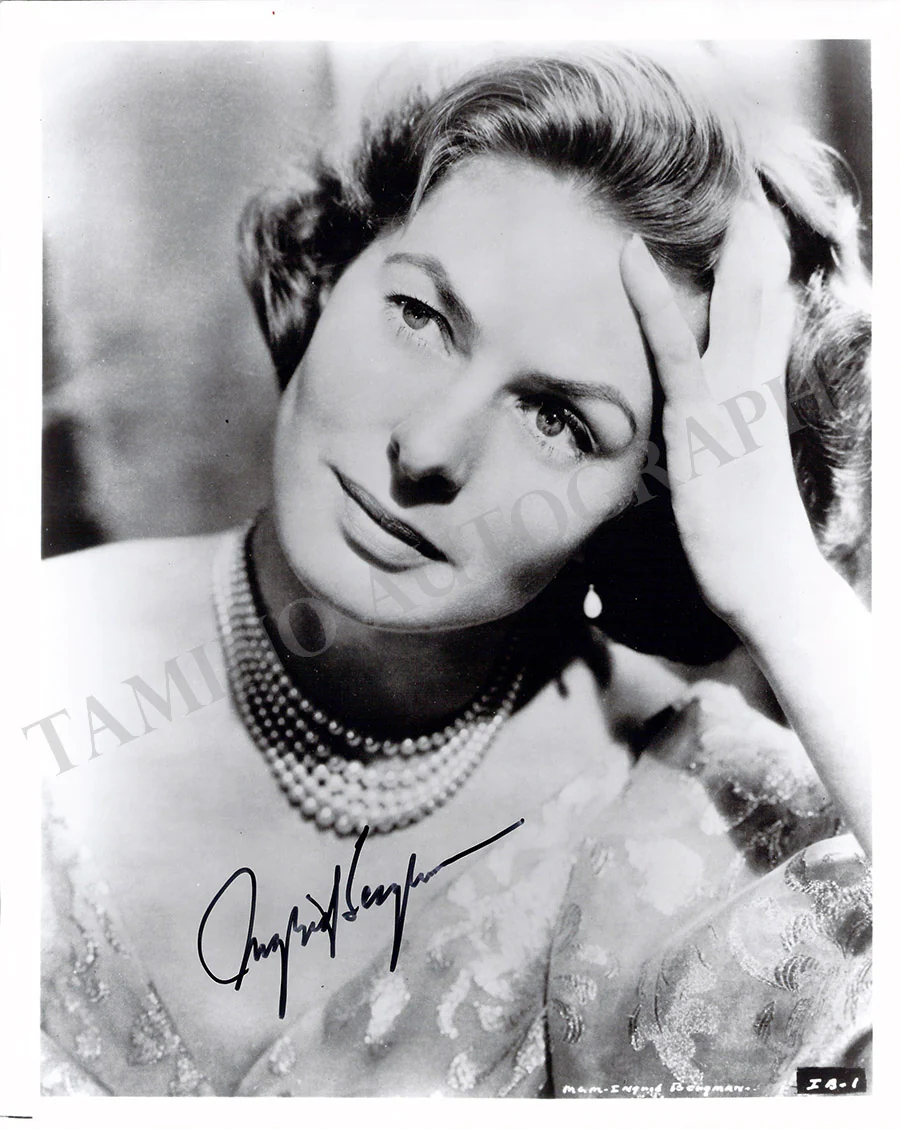 Bergman, Ingrid - Various Autographs - Image 4