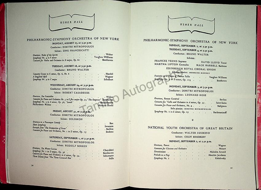 International Festival of Music and Drama Program - Edinburgh 1951 - Image 3