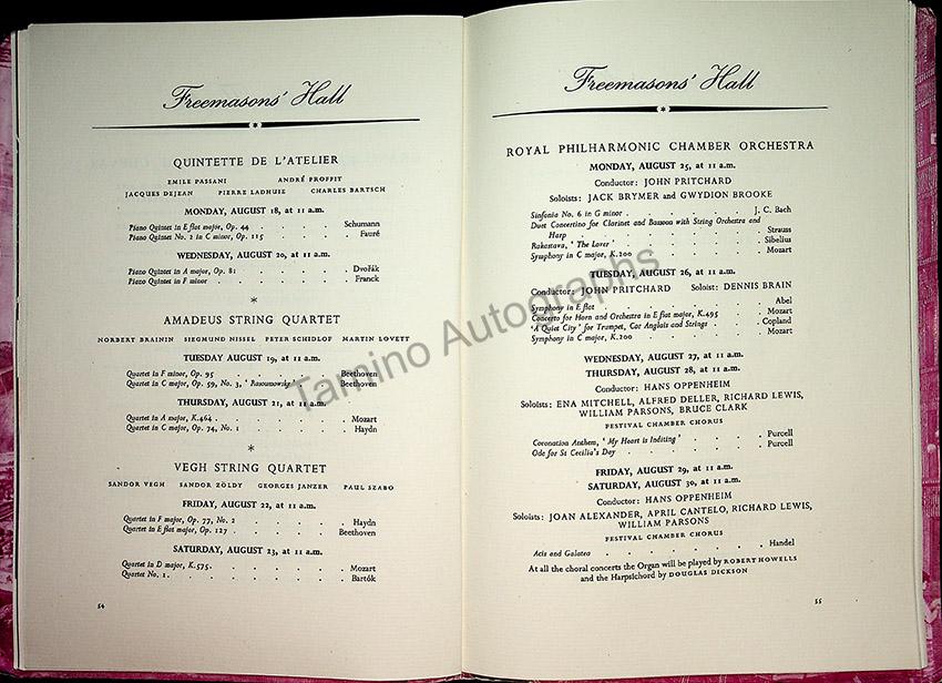 International Festival of Music and Drama Program - Edinburgh 1952 - Image 10