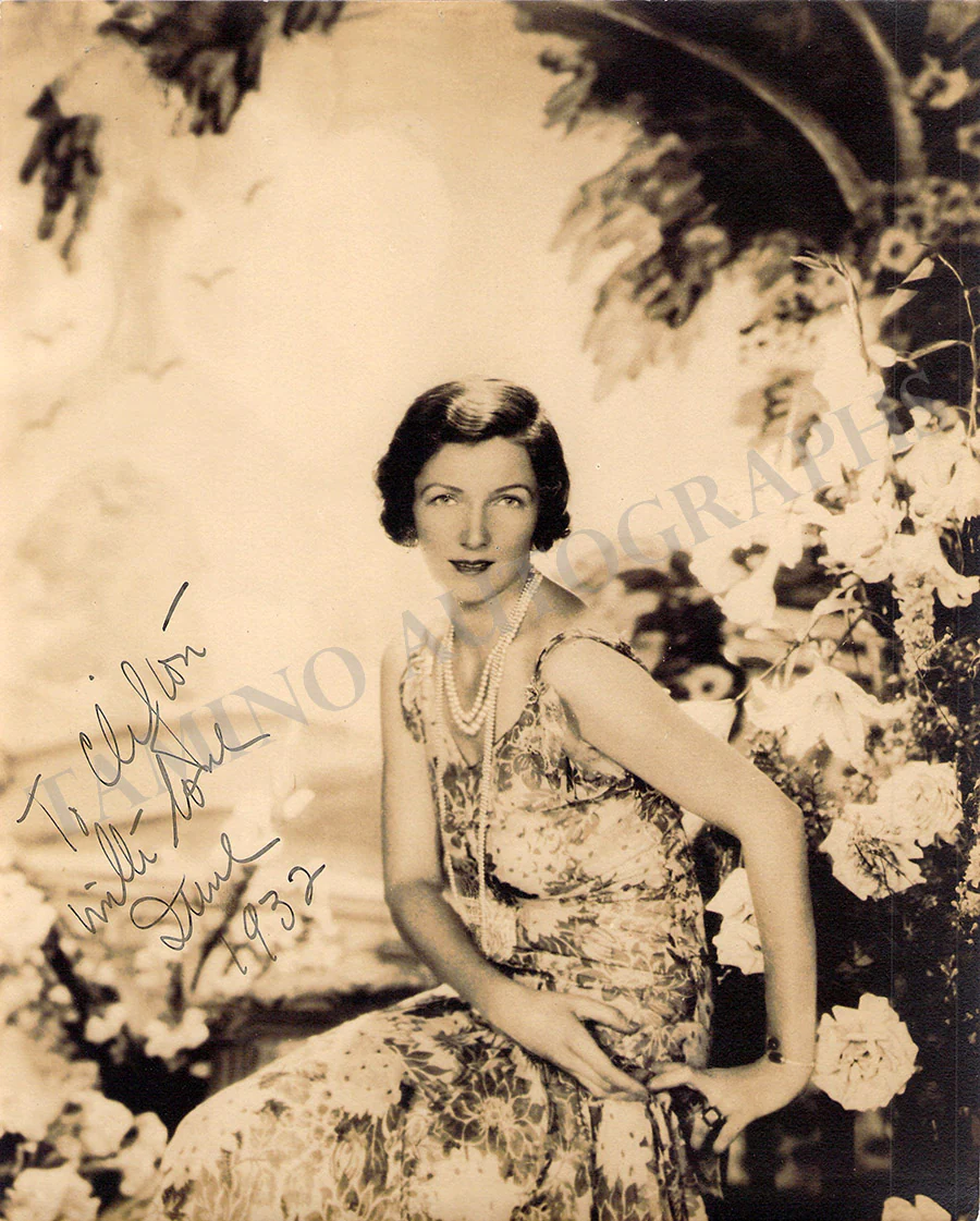 Castle, Irene - Signed Photograph 1932