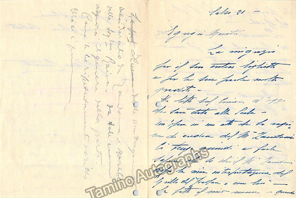 Adami-Corradetti, Iris - Autograph Letter Signed