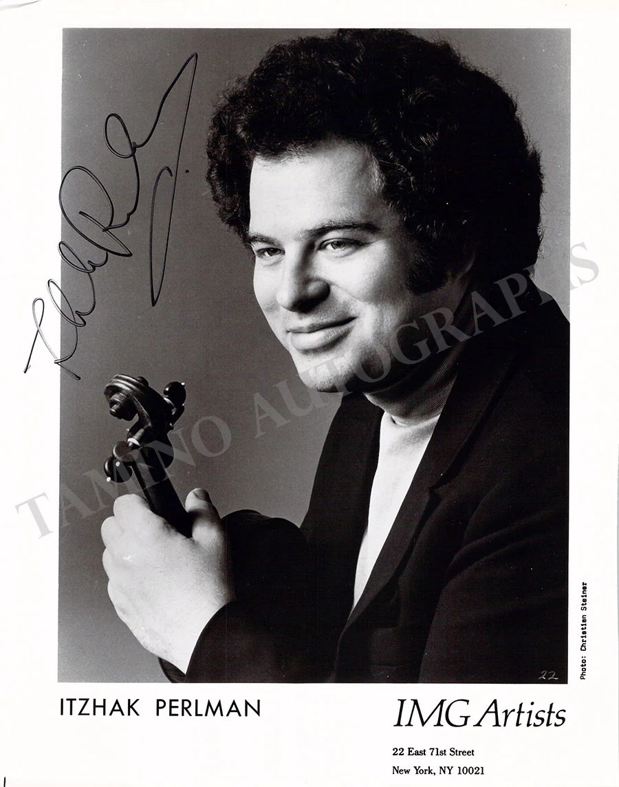 Perlman, Itzhak - Various Autographs - Image 4