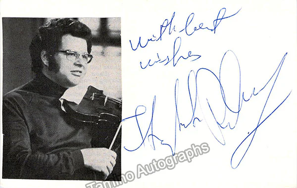 Perlman, Itzhak - Various Autographs - Image 6