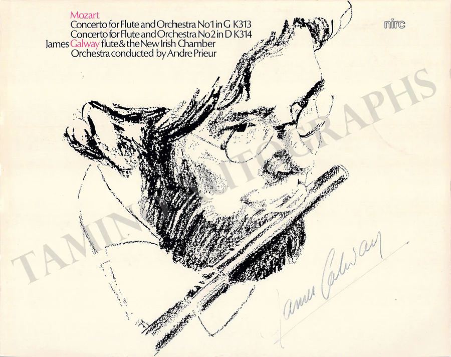 Galway, James - Signed Advertisement