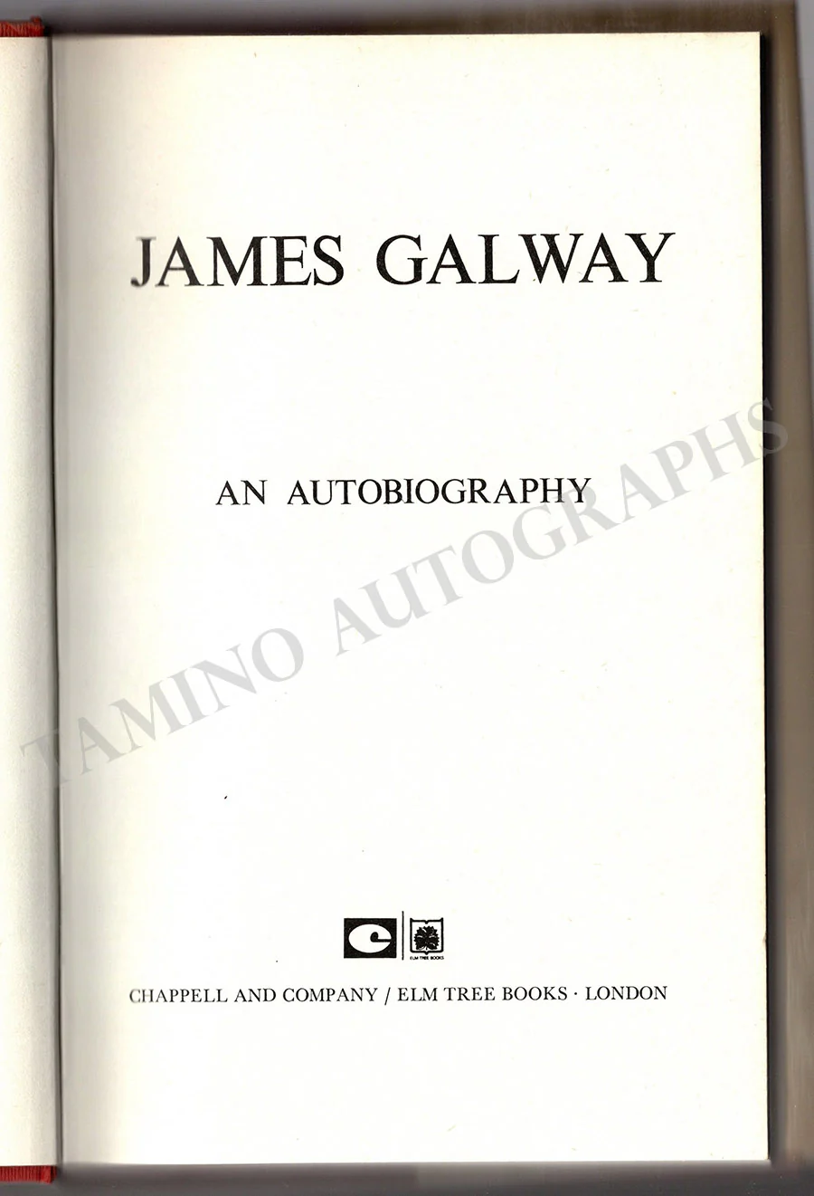 Galway, James - Signed Book "An Autobiography" - Image 3