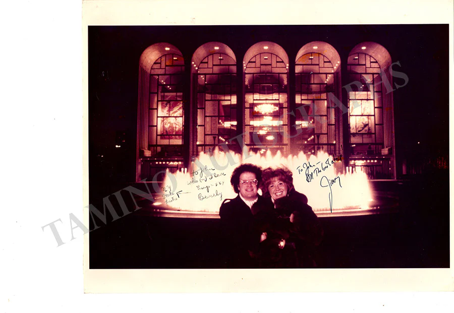 Levine, James - Sills, Beverly - Double Signed Photograph