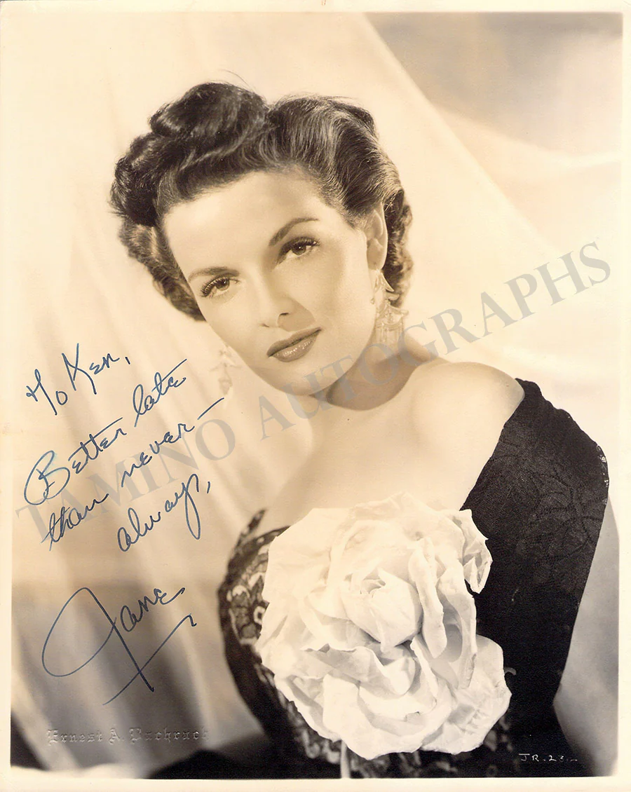 Russell, Jane - Various Autographs - Image 5