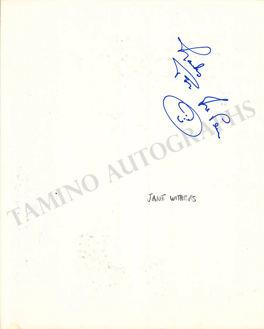 Withers, Jane - Signed Photograph - Image 2