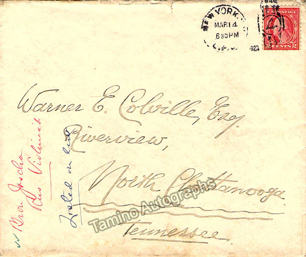 Bron, Jascha - Autograph Note Signed 1920 - Image 3