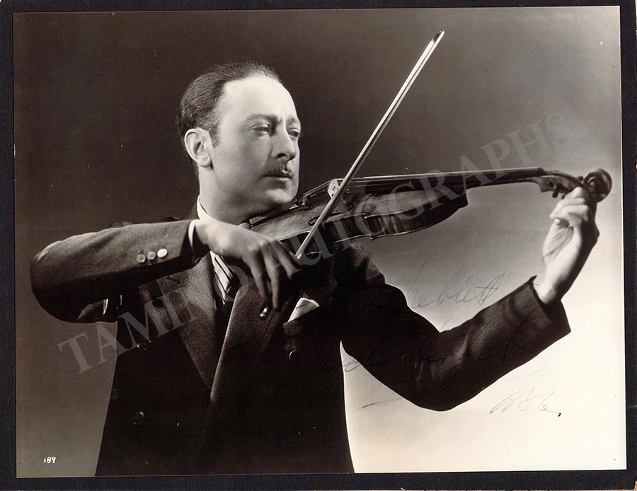 Heifetz, Jascha - Various Autographs