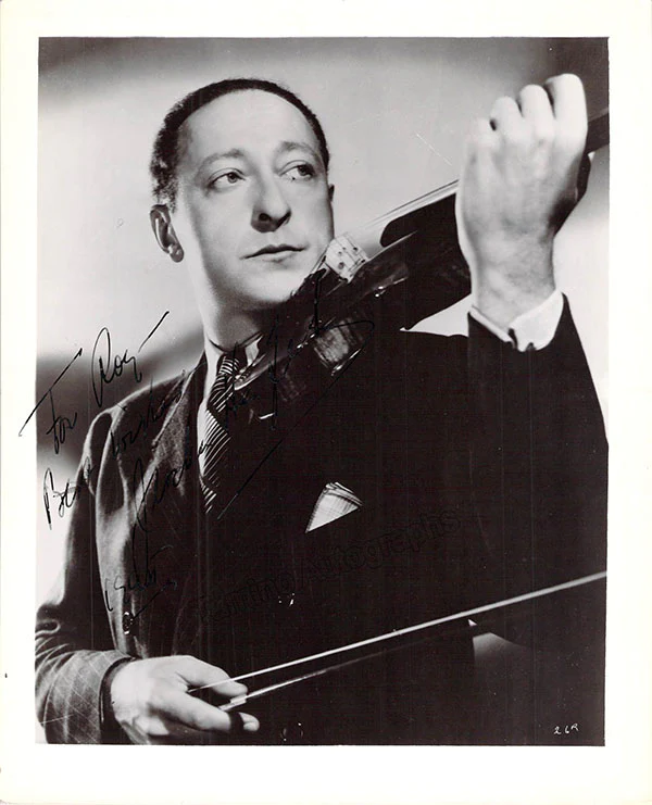 Heifetz, Jascha - Various Autographs - Image 5