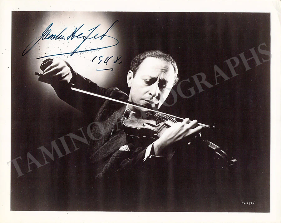 Heifetz, Jascha - Various Autographs - Image 8