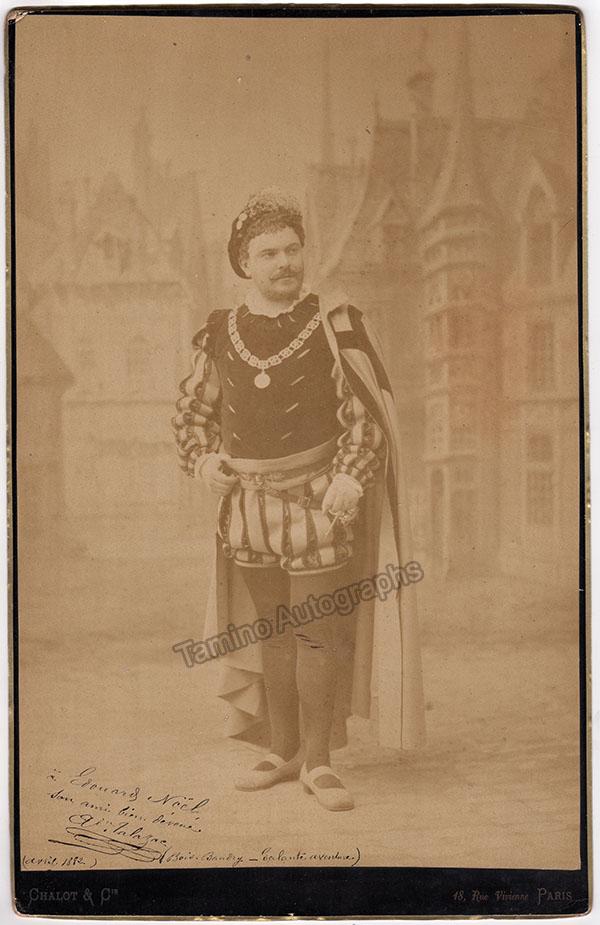 Talazac, Jean-Alexandre - Extra Large Signed Photograph