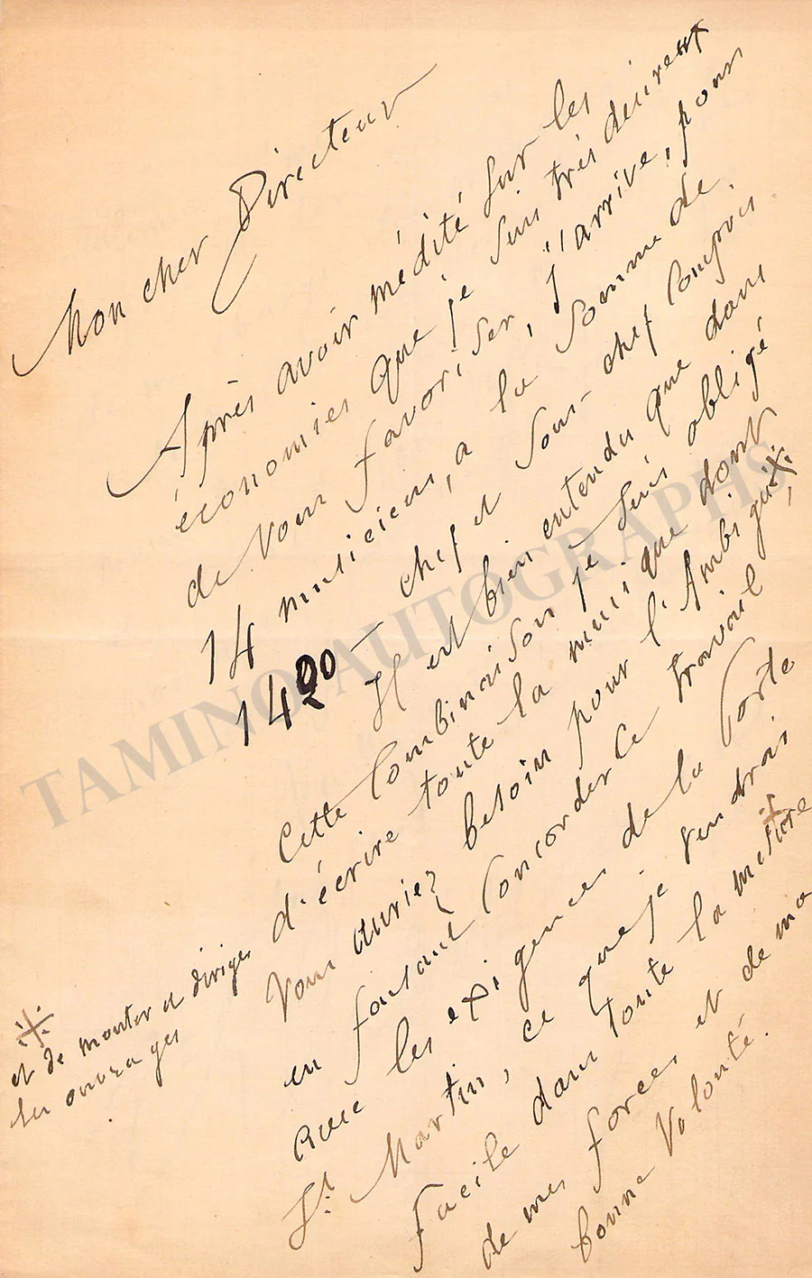 Debillemont, Jean-Jacques-Joseph - Set of 2 Autograph Letters - Image 2
