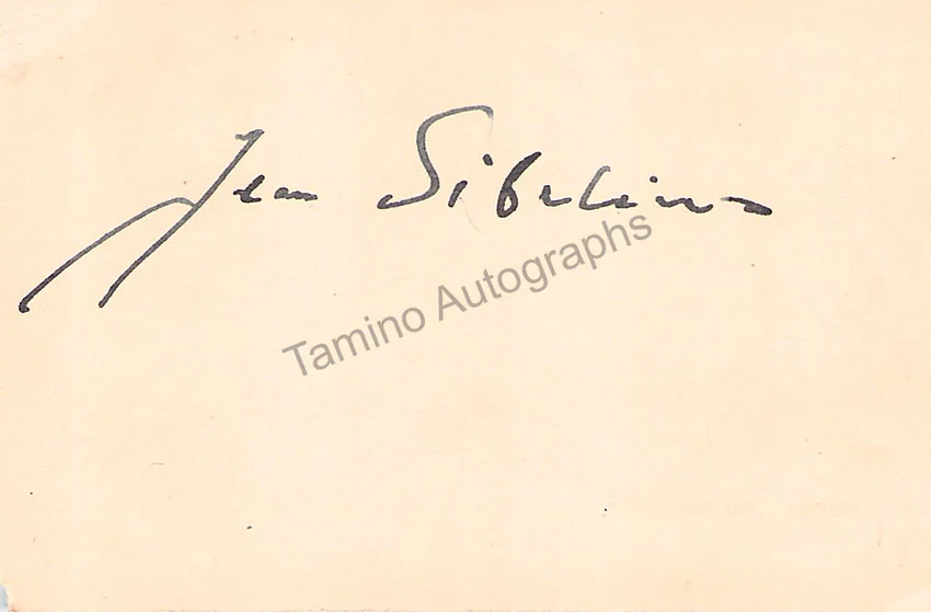 Sibelius, Jean - Autograph Manuscripts (Various Options) - Image 3
