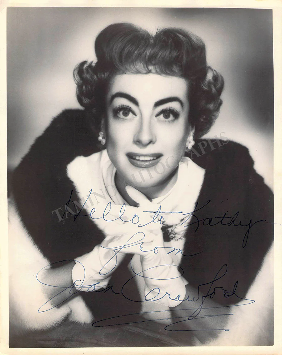 Crawford, Joan - Various Autographs - Image 4