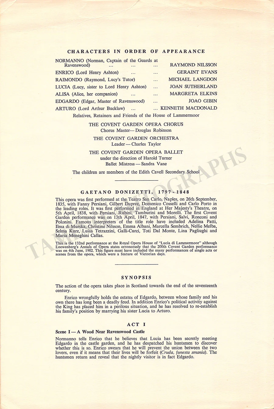 Sutherland, Joan - Signed Programs (Various Options) - Image 15