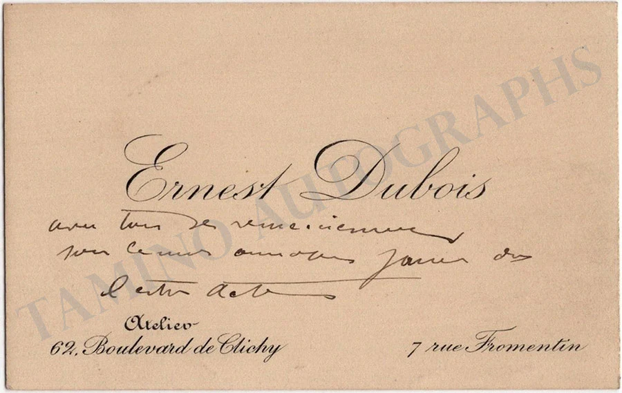 Wolff, Johannes - Autograph Note Signed - Image 2