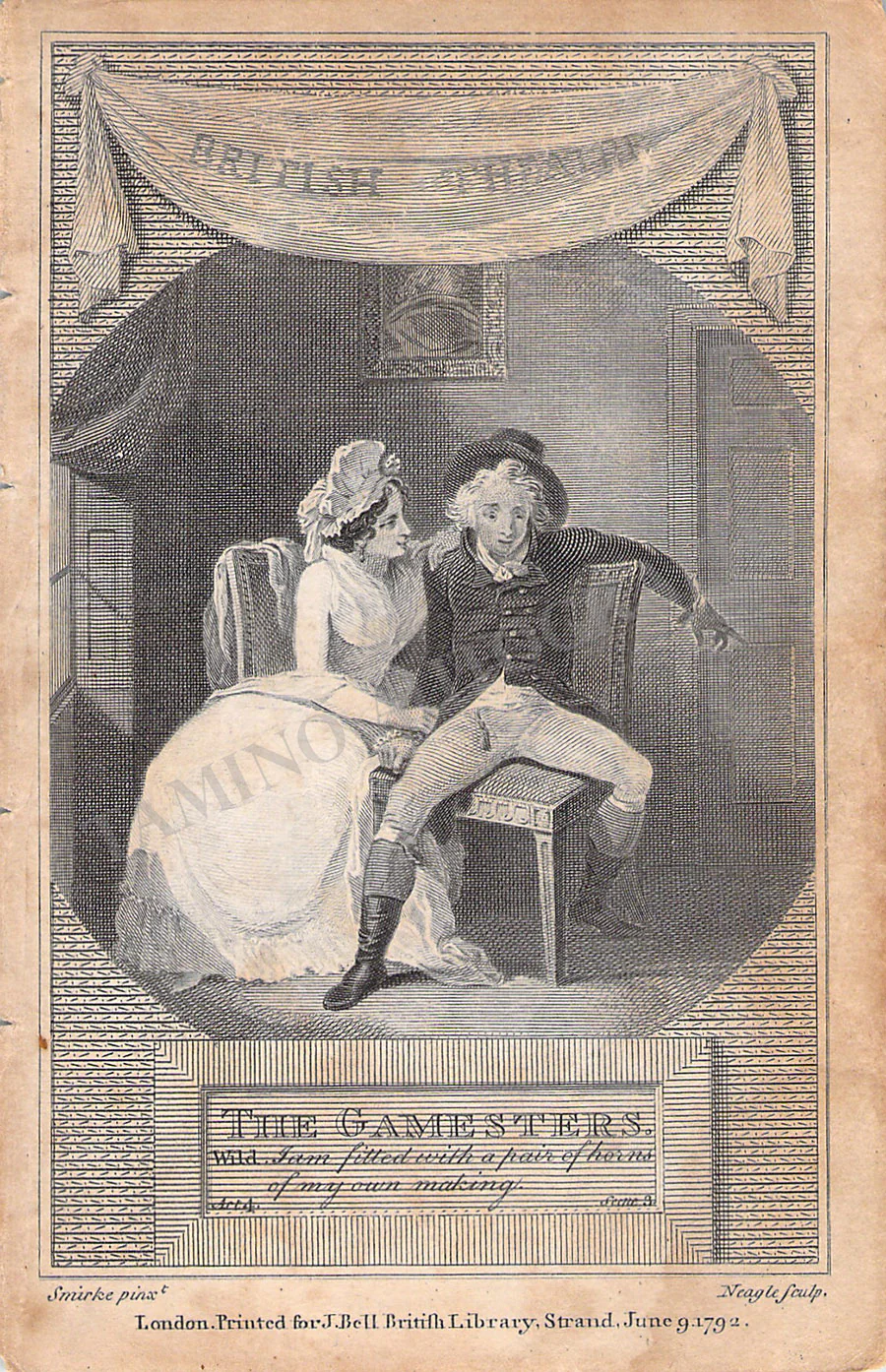 Theater - Large Collection of Engravings by John Bell - Image 104