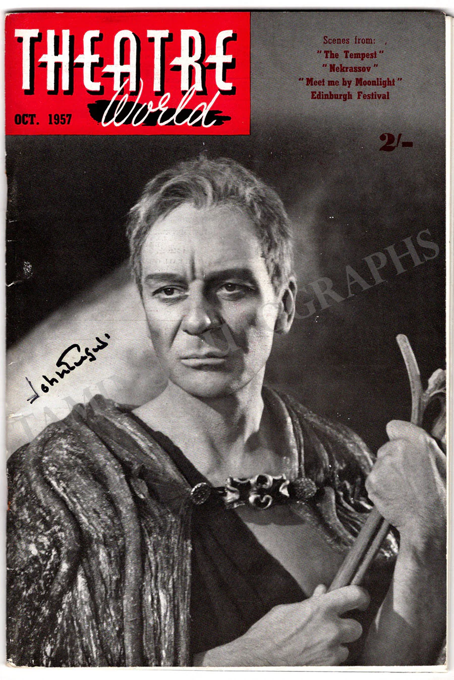 Gielgud, John - Various Autographs - Image 4