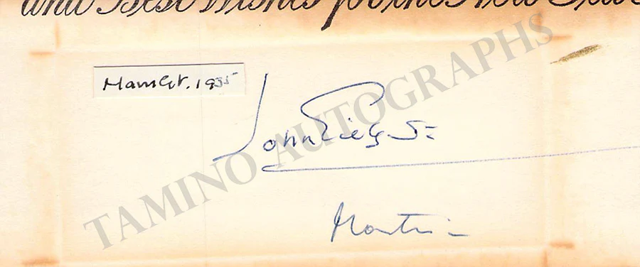 Gielgud, John - Various Autographs - Image 9