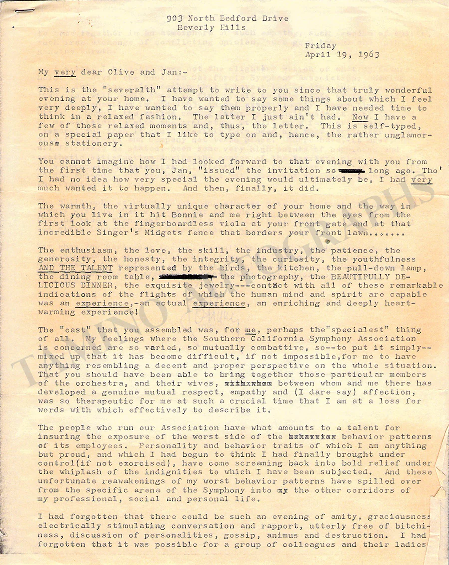 Green, John - Collection of Autograph & Typed Letters Signed - Image 7