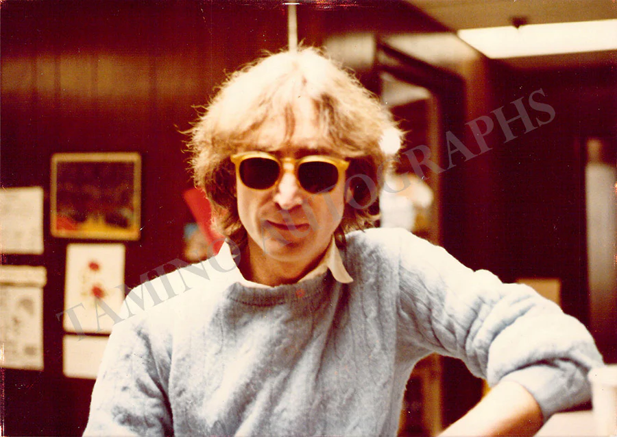 Lennon, John - Unsigned Photograph from the day of his Assasination