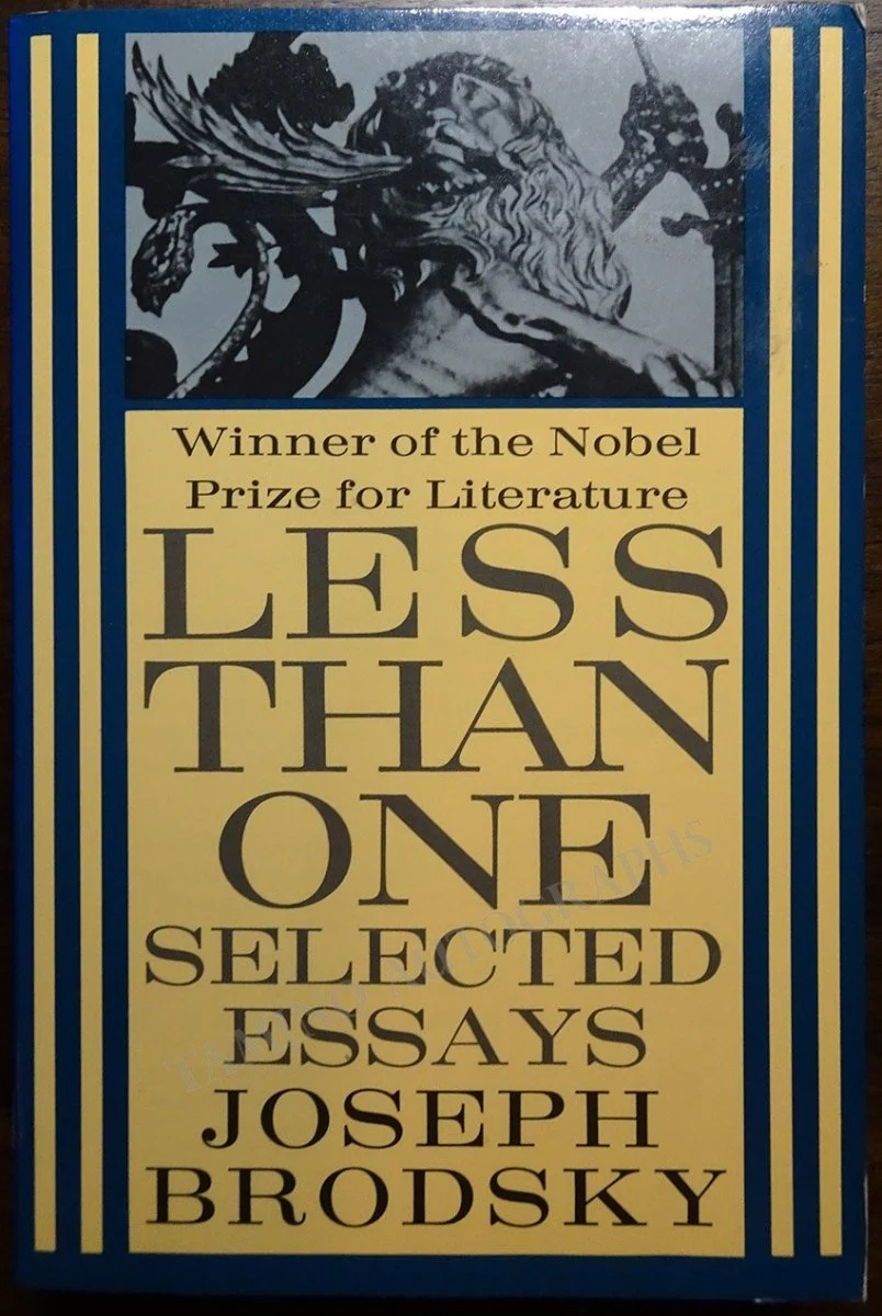 Brodsky, Joseph - Signed Book "Less Than One"