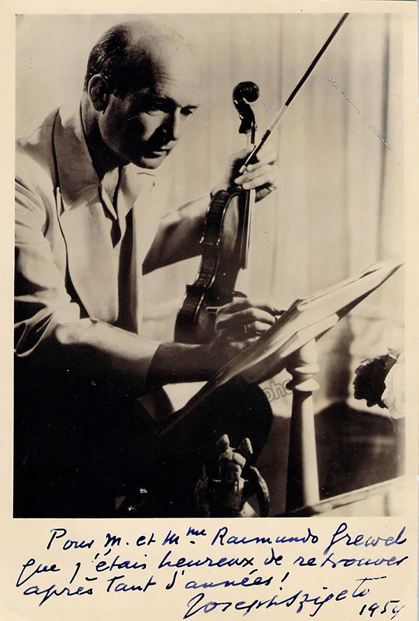 Szigeti, Joseph - Signed Photograph 1954