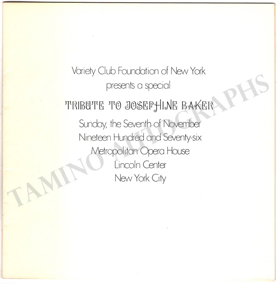 Baker, Josephine - Set of 3 Performance Programs - Image 12