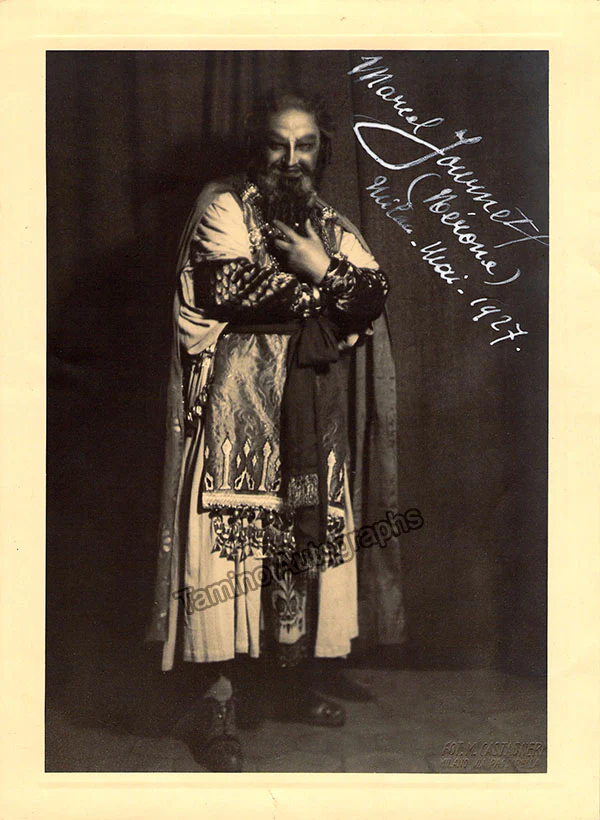 Journet, Marcel - Various Autographs