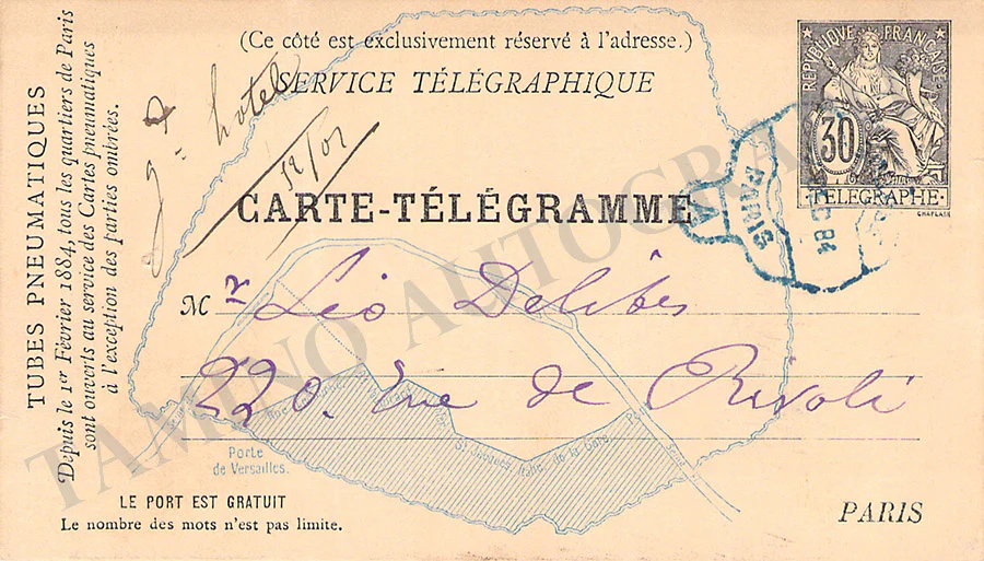 Danbe, Jules - Autograph Note Signed - Image 2