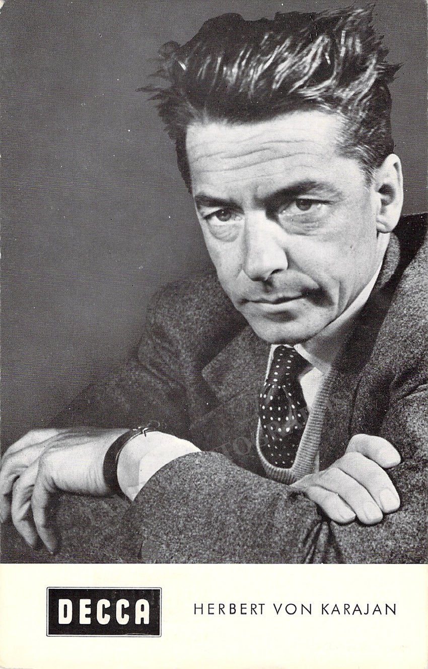 Karajan, Herbert von - Lot of 95+ Photo Postcards - Image 62