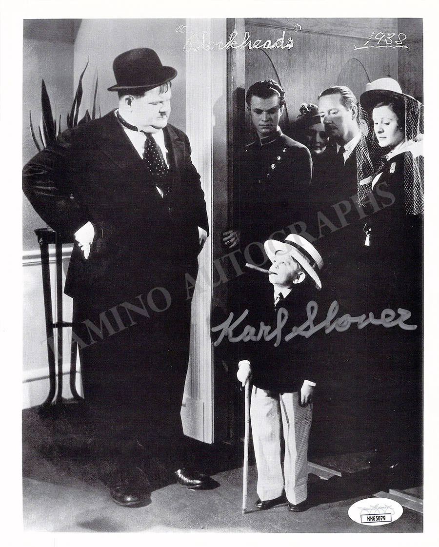 Slover, Karl - Signed Photograph in "Blockheads"
