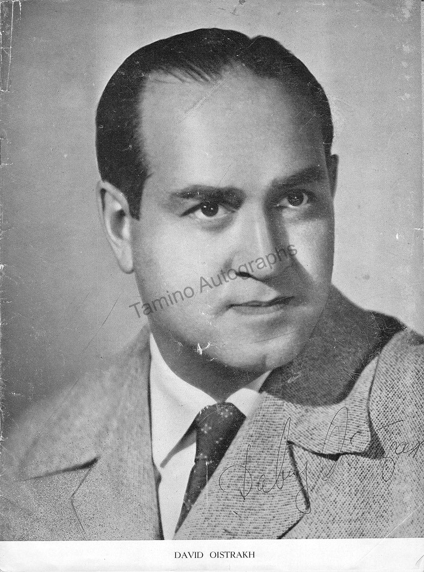 Khachaturian, Aram - Oistrakh, David - Double Signed Program London 1954 - Image 2