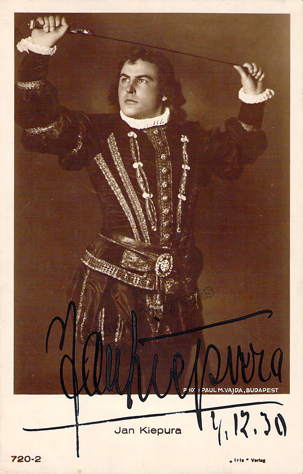 KIEPURA, Jan (Various Autographs) - Image 11