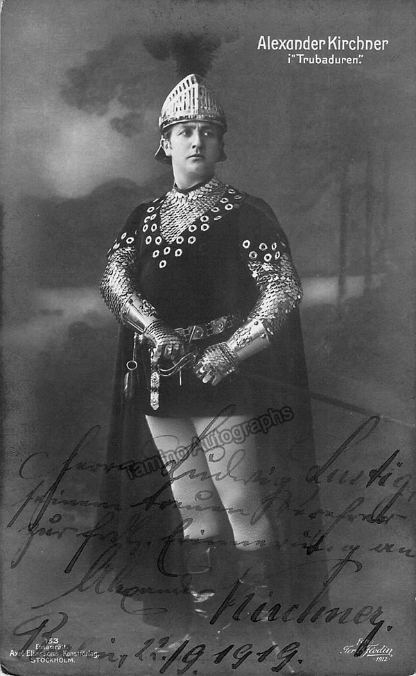 KIRCHNER, Alexander (Various Autographs) - Image 12