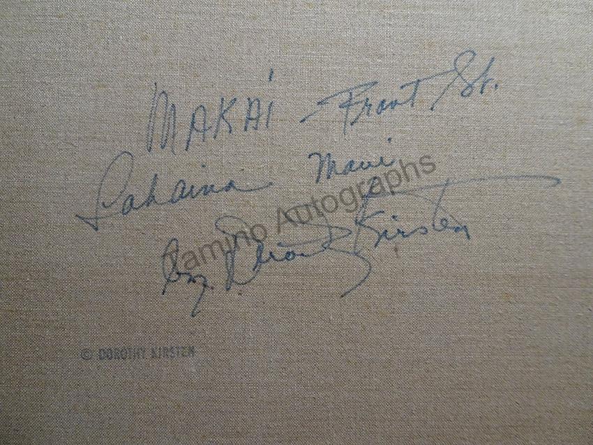Kirsten, Dorothy - Autographed / Personal Memorabilia (Various Items) - Image 26